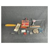 X-Acto Knife In A Wood Case,Level,Bar Clamp