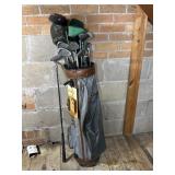 Spalding Golf Bags w/ Assorted Clubs