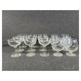 Martini and Wine Glasses