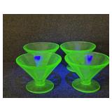 Uranium Sherbert Bowls (4)