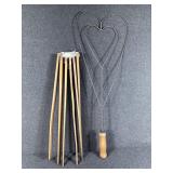 Heart Shaped Rug Beater, Vintage Wall Mounted