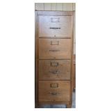 Wooden 4 Drawer Filing Cabinet