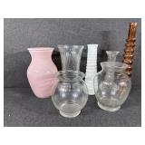 Brody Milk Glass Bud Vase, Decorative Glass