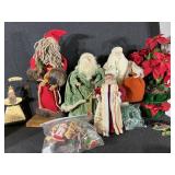 Handcrafted Santa Clause Figurines
