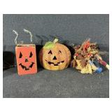 Wooden & Rustic Jack-O-lanterns