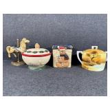 Noritake Tree in Meadow Sugar Bowl with Lid,