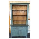 Blue Wooden 5 ft. Hutch