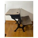 Antique Silent Giant School Desk