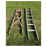 Aluminum Ladder, Wooden Ladder