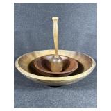 Large Wooden Bowl, Small Wooden Bowl and Kitchen