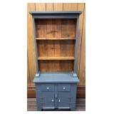 Small Blue Wooden Hutch