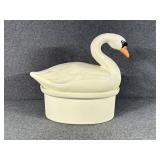 Ceramic Swan Soup Tureen