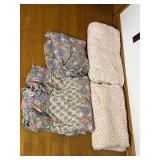 Knitted Blankets(2), Bed (2)