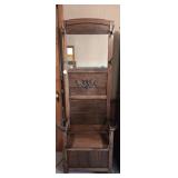 Hall Tree with Mirror