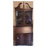 Clawfoot Serpentine Secretary Desk