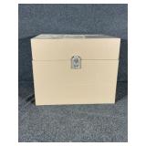 Metal Locking File Box With Keys