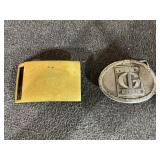 Funk's G-Hybrid Belt Buckle, Brass Buckle