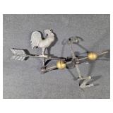 Crowing Rooster Weather Vane