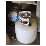 Small Reddy Heater with Propane Tank
