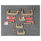 Various C-Clamps