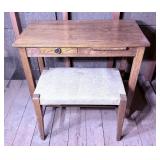 Writing Desk and Bench Seat
