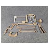 Wrenches, C-Clamps, Hand Crank Drill