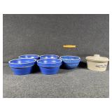 Stoneware Butter Crock with Lid, Tender Heart