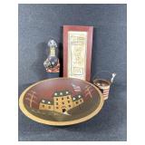Loafers Glory Wooden Bowl, Hand Crafted Wooden