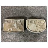 I.H. Tractor Buckle, Raleigh Lights Buckle