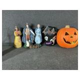 Native Woman,Pilgrim Figures, Halloween