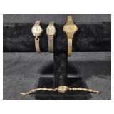 Womens Gold Toned Watches(4)