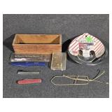 Kraft Wooden Cheese Box,Pocket Knives,,Plate Stand