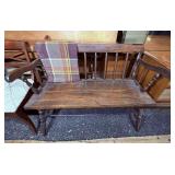 Dark Wooden Bench