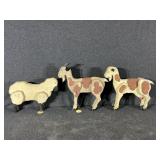 Wooden Animal Decor-3pcs