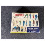 Citizens  O Gauge Figures ,Trees & Benches