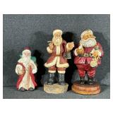 Multiple Santa  Claus Figurines-3