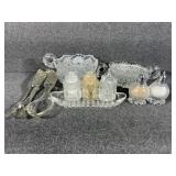 Vintage Pressed Glass Nappy Candy Dishes (3)