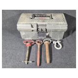 Toolbox with Hardware, Large Hitch Pins