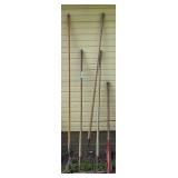 Landscape Rake, Hoe(2), Hand Held Metal Weed Whip