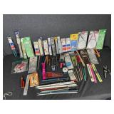 Knitting Needles, Crochet Hooks, Scissors, Tape