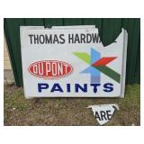 Thomas Hardware Paints Sign