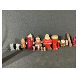 Assorted Tabletop Santa's & Boots