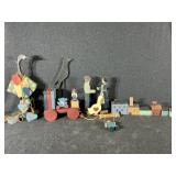 Wooden Amish Art Tabletop Decor