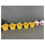 Campbell's Soup Kids Crocks W/Lids & Ice Cream