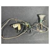 3/8 Keyless Chuck Drill, Drill 2 AMP, Flood Light