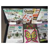 Country Living Magazines & Needle Point