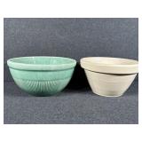 Robinson Ransbottom Ceramic Bowl, Green Pottery