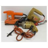 Black and Decker Dual Action Sander, Black and