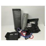 Gym , Back Braces, Yoga Mat, Stretch Bands
