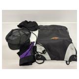 Harley Davidson Drawstring Backpack,Case Hat
